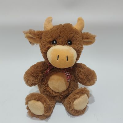 রেকর্ডিং এবং পুনরাবৃত্তি বাম এবং ডানে সরানোর হাইল্যান্ড গরু