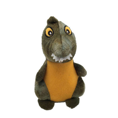 17cm 6.69 Inch Recording Plush Toy Green Dinosaur Stuffed Animal Talking Back