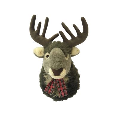 45cm 17.72in Elk Decorative Stuffed Animals In Red Bow Tie