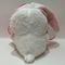 25cm 10&quot; গোলাপী&amp; সাদা ইস্টার প্লাশ খেলনা খরগোশ স্ট্রবেরি মধ্যে stuffed প্রাণী