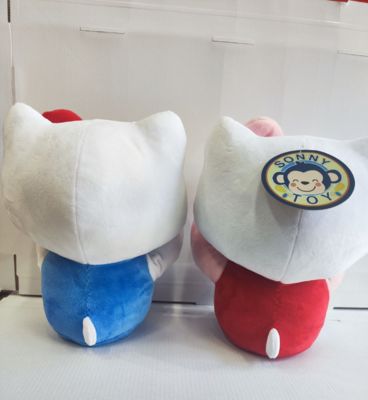 ২ কালার পীক-এ-বু হ্যালো কিটি শিক্ষামূলক খেলনা বাচ্চাদের জন্য সেরা উপহার প্লাশ খেলনা