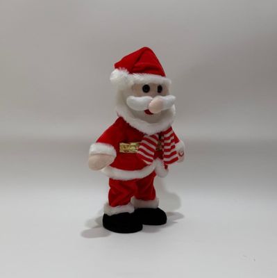 গান ও নাচের ক্রিসমাস সান্টা এবং হরিণ