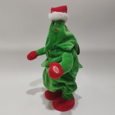 সঙ্গীত এবং গতির সাথে গান এবং নাচ ক্রিসমাস ট্রি