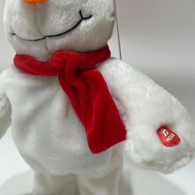 Singing & Dancing Christmas Snow Man Plush Toy With Music