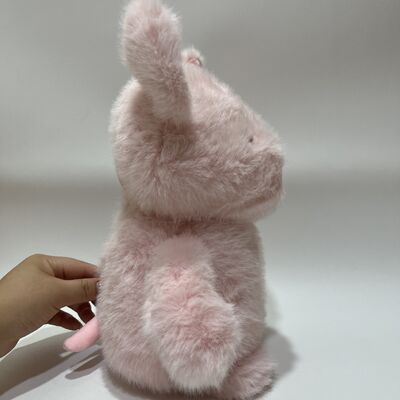Breathing Light Sleep Soothing Pig Plush Toy Pink Closed-Eye Cute Pig Pillow Baby Sleep Aid